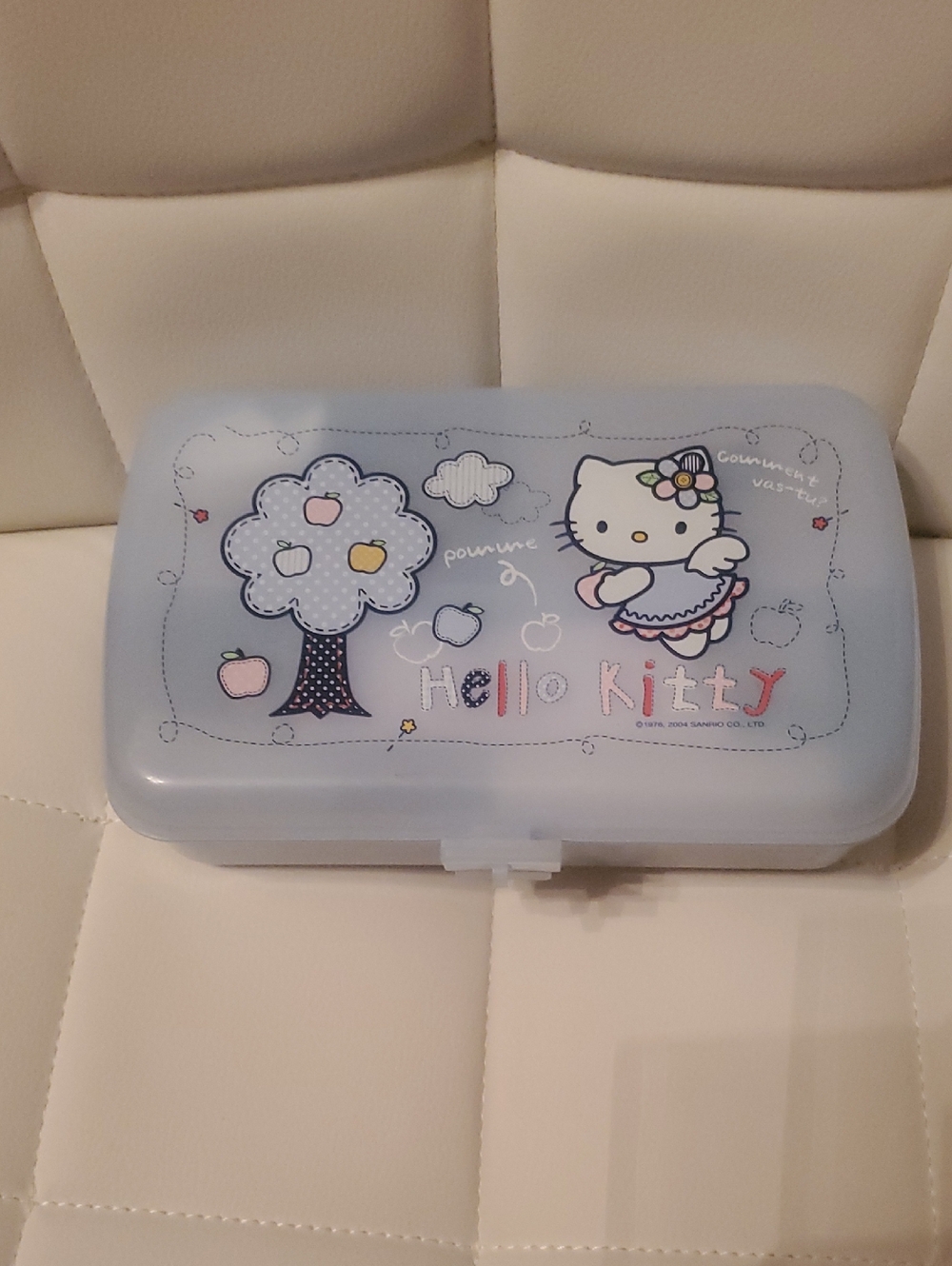 Sanrio Hello Kitty Pastel Blue Snack/Storage Case